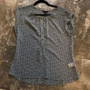 Banana Republic sheer blouse